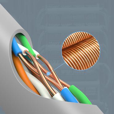 UNITEK Y-C876AGY netværkskabel Grå 305 m Cat6 U/UTP (UTP)