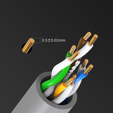 UNITEK Y-C876AGY netværkskabel Grå 305 m Cat6 U/UTP (UTP)