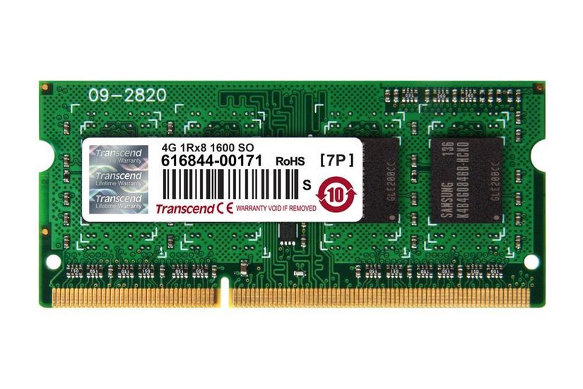 Transcend JetMemory - 4 GB:  - DDR3L - 1600MHz - SO DIMM 204-PIN - Ikke-ECC - CL11