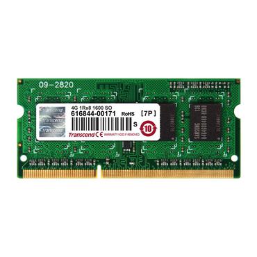 Transcend JetMemory - 4 GB:  - DDR3L - 1600MHz - SO DIMM 204-PIN - Ikke-ECC - CL11