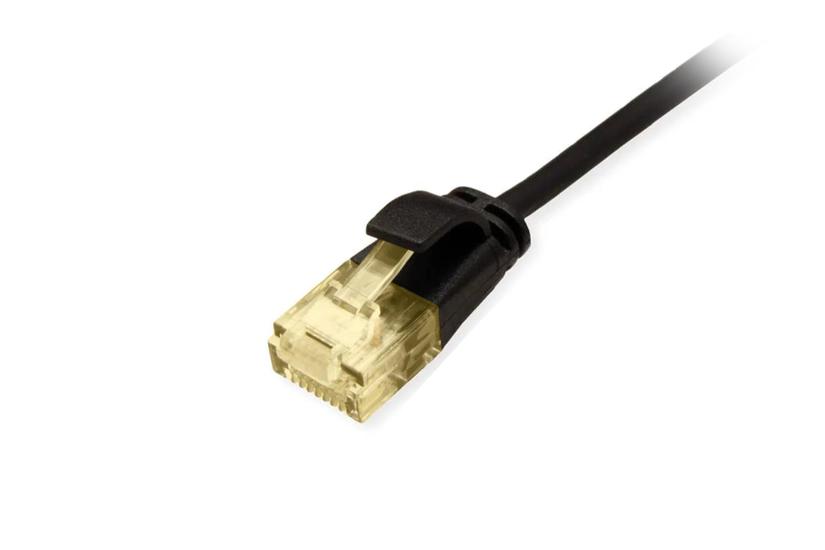 Equip 626900 netværkskabel Sort 0,15 m Cat6a U/UTP (UTP)