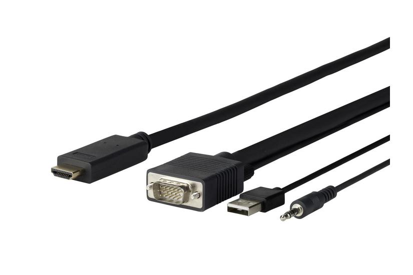 VivoLink Pro HDMI-kabel - HDMI/VGA/audio/USB - 1 m