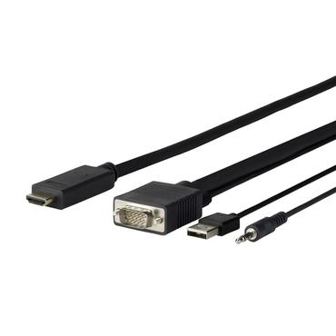 VivoLink Pro HDMI-kabel - HDMI/VGA/audio/USB - 1 m