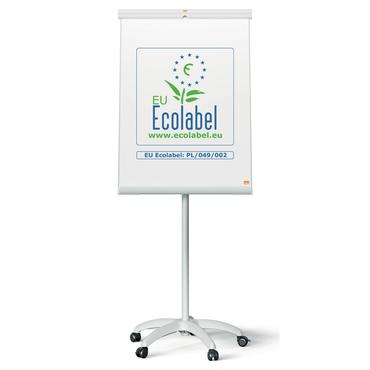 Nobo Premium Plus mobil flipover med magnetisk stål whiteboardtavle