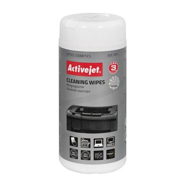 Activejet AOC-301 rengøringsservietter til kontorudstyr - 100 stk.