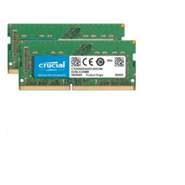 Crucial - 32GB: 2x16GB - DDR4 - 2400MHz - SO DIMM 260-PIN