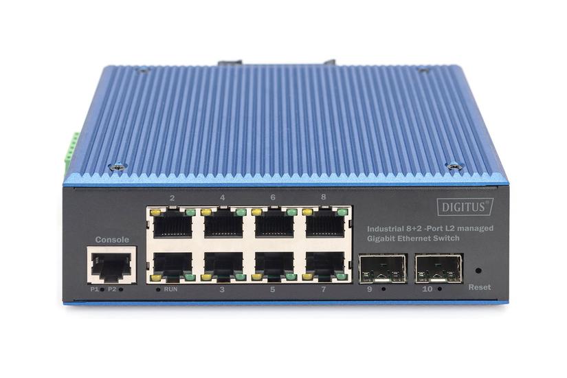DELOCK DN-651156 - Industriel 8+2 port L2 managed Gigabit switch DELOCK DN-651156 - Industriel 8+2 port L2 managed Gigabit switch