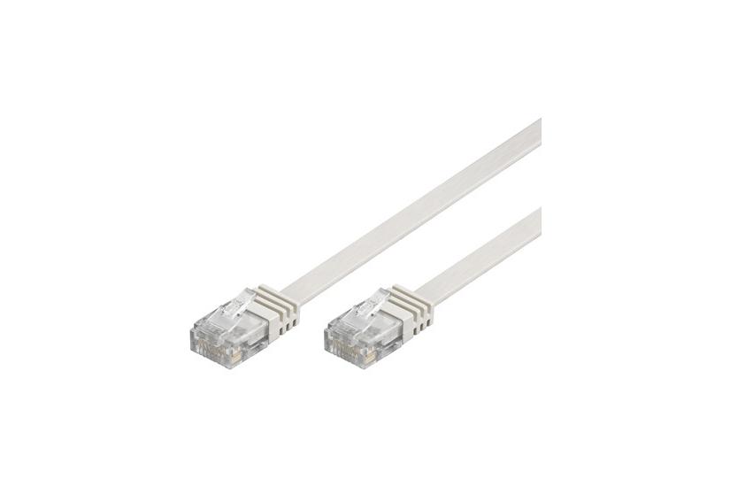 DELTACO patch-kabel - 2 m - vit