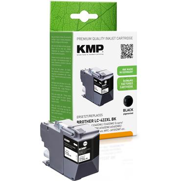 KMP Patrone Brother MFC-J5340DW LC422XLBK black 3000S. 66ml remanufactured