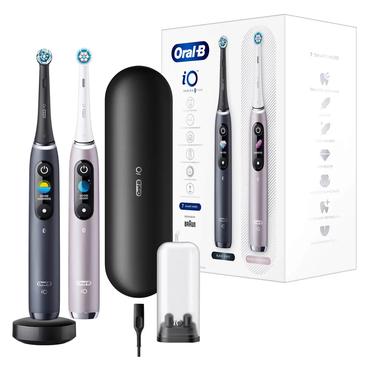 Oral-B iO 9 Voksen Roterende tandbørste Sort, Rose
