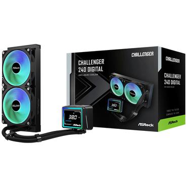 ASRock Køling - 120 mm - AM4, AM5, LGA1700, LGA1851 - 2x blæsere - 62.6 kubikfod/min.