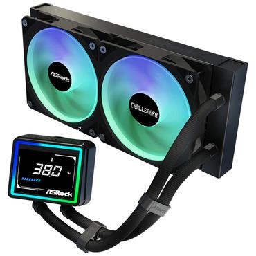 ASRock Køling - 120 mm - AM4, AM5, LGA1700, LGA1851 - 2x blæsere - 62.6 kubikfod/min.