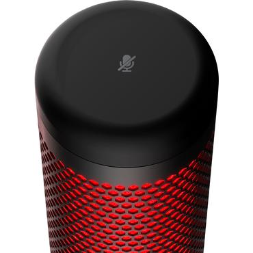 HyperX QuadCast - USB-mikrofon (sort-rød) – rød indikator