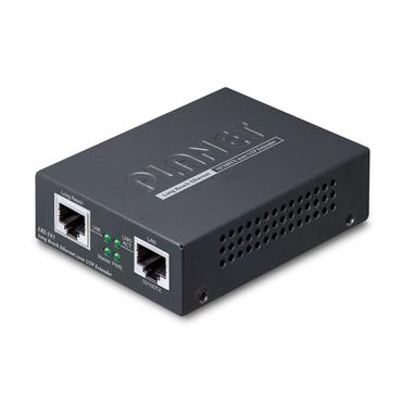 PLANET 1-Port 10/100TX Ethernet over Netværkssender & -modtager Sort