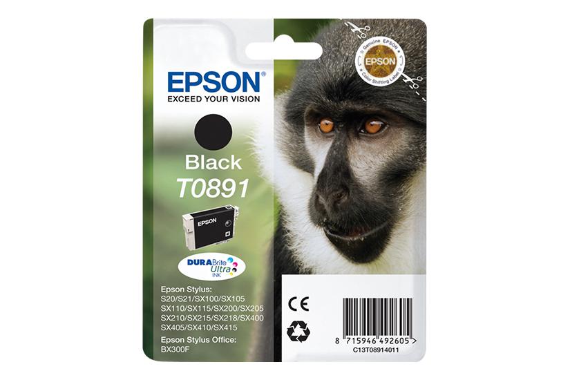 Epson T0891 - svart - original - bl&auml;ckpatron