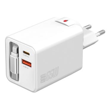 4smarts 541065 oplader til mobil enhed Universel Hvid Vekselstrøm Hurtig opladning Indendørs