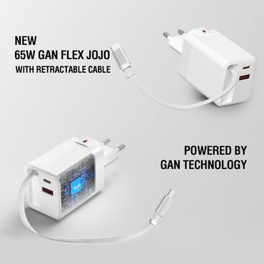 4smarts 541065 oplader til mobil enhed Universel Hvid Vekselstrøm Hurtig opladning Indendørs