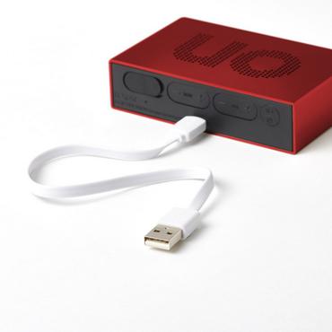 LEXON Flip Premium Digital alarmur Rød