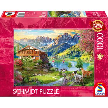 Schmidt Spiele 58886 puslespil 1000 stk Landskab