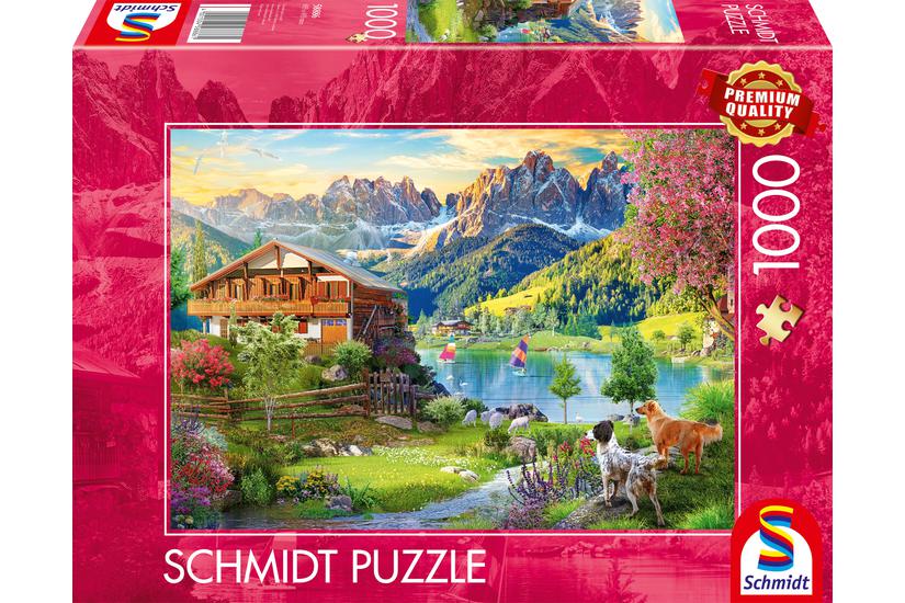 Schmidt Spiele 58886 puslespil 1000 stk Landskab