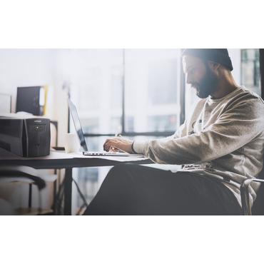 Gembird EG-UPS-B650 UPS-enhed Interaktivt indgangsstik 0,65 kVA 390 W