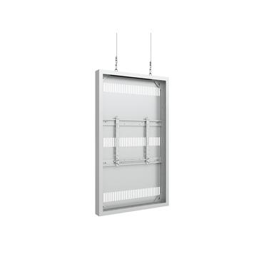 Multibrackets M Pro Series h&ouml;lje - l&aring;g profil - f&ouml;r platt panel - h&ouml;g ljusstyrka, tr&aring;d, medel - vit