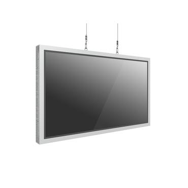 Multibrackets M Pro Series h&ouml;lje - l&aring;g profil - f&ouml;r platt panel - h&ouml;g ljusstyrka, tr&aring;d, medel - vit