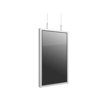 Multibrackets M Pro Series h&ouml;lje - l&aring;g profil - f&ouml;r platt panel - h&ouml;g ljusstyrka, tr&aring;d, medel - vit