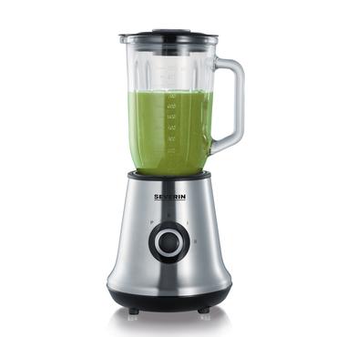 Severin SM 3734 blender 1 L Bordplade blender 500 W Sort, Rustfrit stål