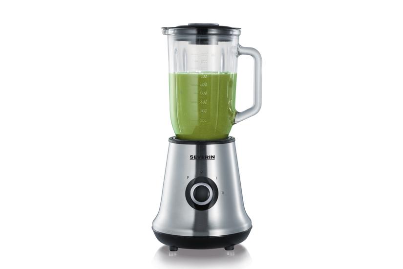 Severin SM 3734 blender 1 L Bordplade blender 500 W Sort, Rustfrit stål
