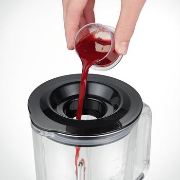 Severin SM 3734 blender 1 L Bordplade blender 500 W Sort, Rustfrit stål