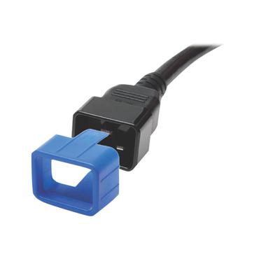 Eaton Tripp Lite Series PDU Plug Lock Connector C20 Power Cord to C19 Outlet Blue 100pk - kabelborttagningslås