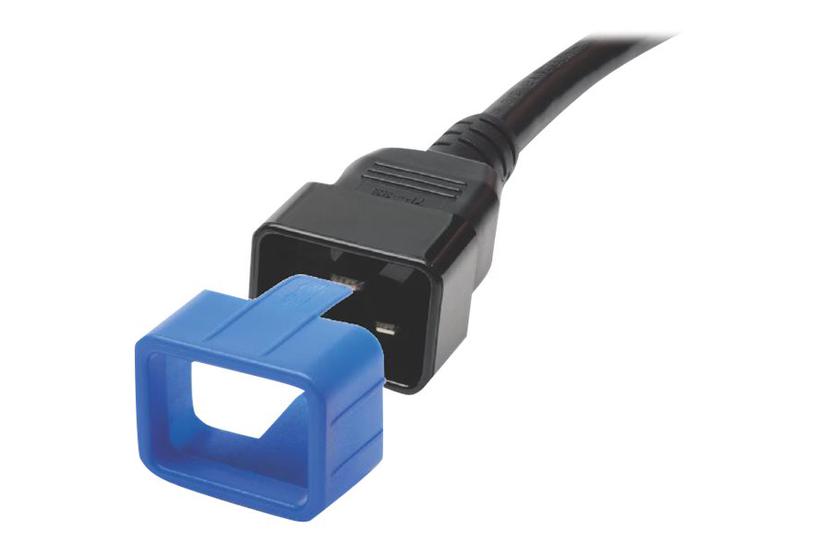 Eaton Tripp Lite Series PDU Plug Lock Connector C20 Power Cord to C19 Outlet Blue 100pk - kabelborttagningslås