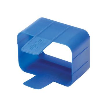 Eaton Tripp Lite Series PDU Plug Lock Connector C20 Power Cord to C19 Outlet Blue 100pk - kabelborttagningslås