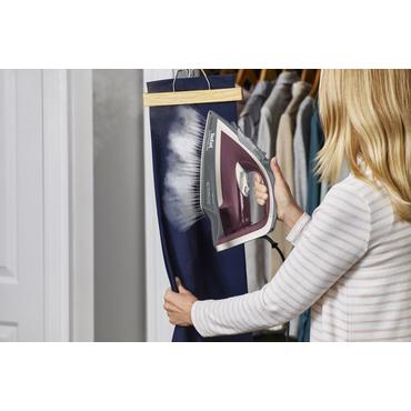Tefal Smart Protect Plus FV6870 Tør & dampstrygejern Durilium Airglide-sålplade 2800 W Rød