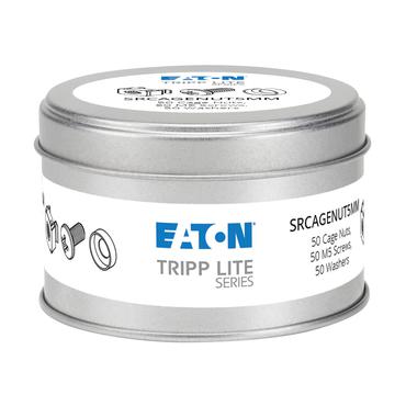 Eaton Tripp Lite Series Rack Enclosure Square Hole Hardware M5 Screws & Washers 50PC - skruvar, muttrar och mellanl&auml;ggsbrickor f&ouml;r rack