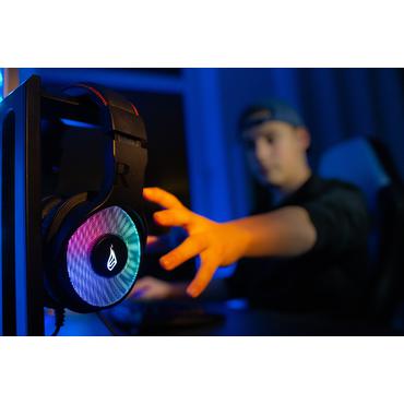 SureFire Harrier 360 Headset Ledningsført Spil USB Type-A Kulfiber