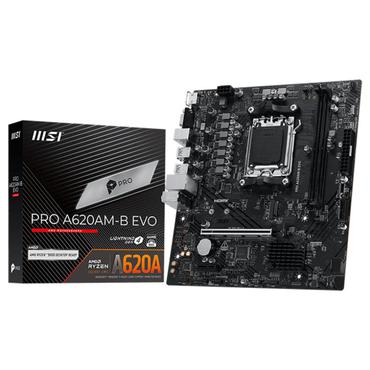 MSI Bundkort - AMD A620A - Sokkel AM5 - mATX - DDR5 - 2,5 Gigabit Ethernet - 128 GB