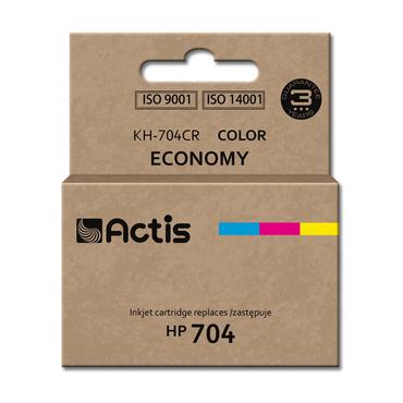 Actis KH-704CR blæk (erstatning HP 704 CN693AE; Standard; 9 ml; farve)