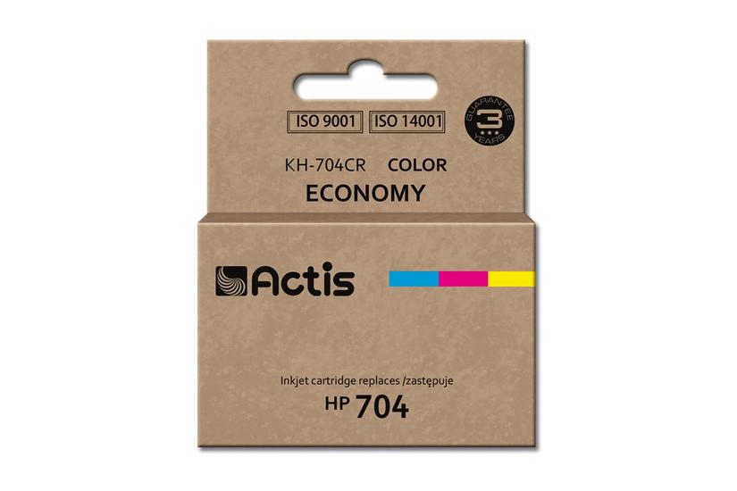 Actis KH-704CR blæk (erstatning HP 704 CN693AE; Standard; 9 ml; farve)
