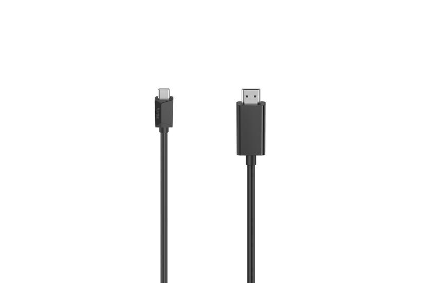 Hama 00200718 USB-kabel 1,5 m USB C HDMI Type A (Standard) Sort