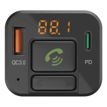 Hama 00014169 FM-sender 87,6 - 107,9 MHz Sort, Sølv