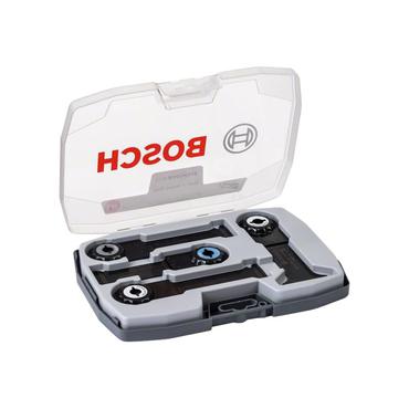 Bosch Starlock Max Best of Heavy Duty - plunge cut saw blade set - f&ouml;r tr&auml;, metall, sp&aring;nskiva, bladmetall, laminat, mjuka tr&auml;slag, l&ouml;vtr&auml;, parkett, mjuk metall - 4 delar