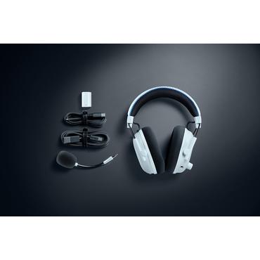 Razer BlackShark V3 Pro Headset Kabel & tr&aring;dl&oslash;s Spil USB Type-A Bluetooth Hvid