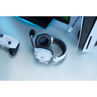 Razer BlackShark V3 Pro Headset Kabel & tr&aring;dl&oslash;s Spil USB Type-A Bluetooth Hvid