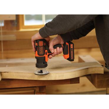Black & Decker MT218K-QW multifunktionsv&aelig;rkt&oslash;j Sort, Orange 8500 OPM