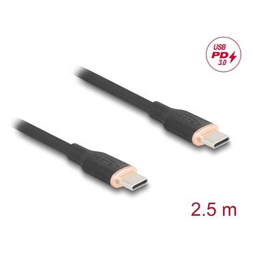 Delock - USB typ C-kabel - 24 pin USB-C till 24 pin USB-C - 2.5 m