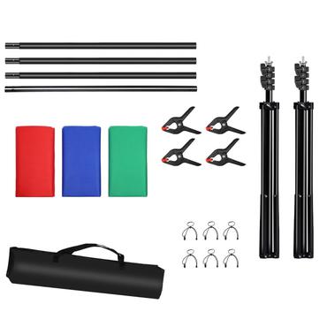 Puluz PKT5205 foto baggrund Stof, Metal Monokromatisk Blå, Grøn, Rød