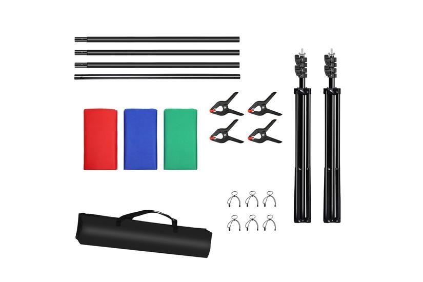 Puluz PKT5205 foto baggrund Stof, Metal Monokromatisk Blå, Grøn, Rød