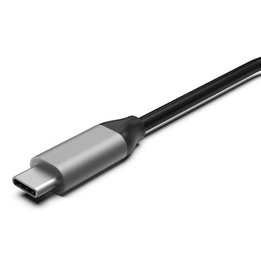 Hama 00200147 interface hub USB Type-C 10000 Mbit/s Grå